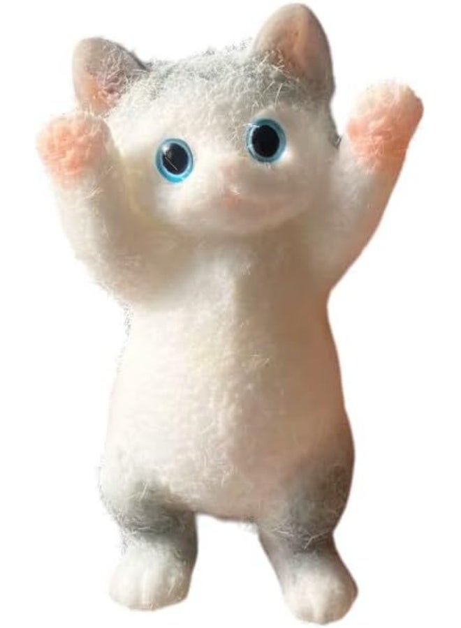 Squishy Cat: The ultimate soft, plush oasis at your fingertips – a captivating sensory experience for stress relief and absolute delight. (Single piece) Multicolor - Image 3