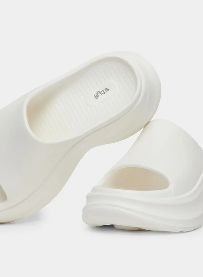 Styli Styli Wedge Heeled Slip-on Flip Flop