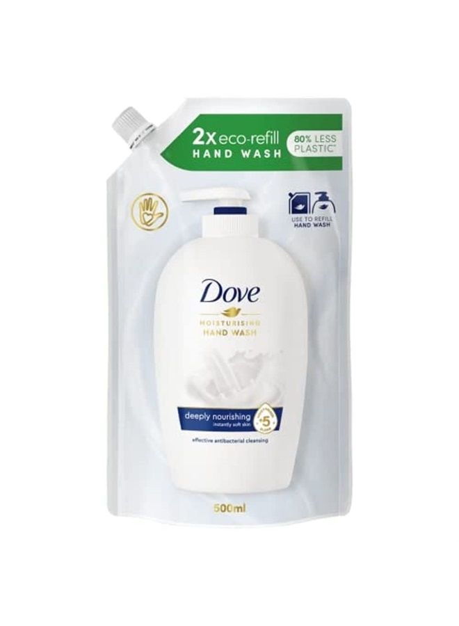 Dove عبوة إعادة تعبئة سائل غسيل اليدين الأصلي من كارينج، 500 مل، DOVE47 - Image 1