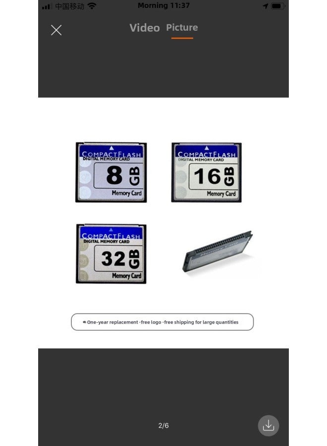 CF Card 8G 16G 32G 64G 128G SLR Digital Camera High Speed CF Card 160 M/s-Color:Blue-Capacity:32GB