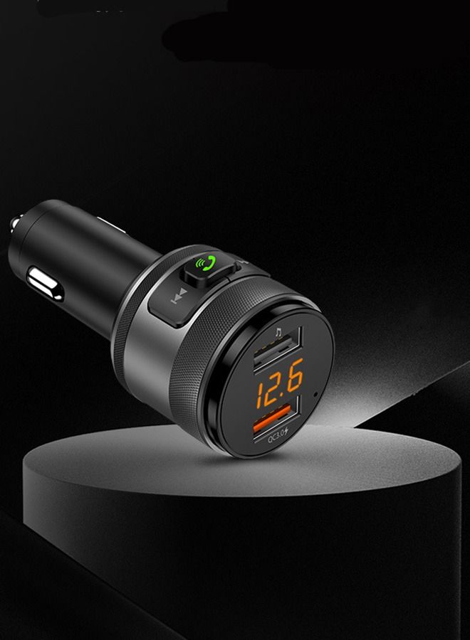 Arabest FM Transmitter for Car Bluetooth 4.2, PD 20W & QC3.0 18W Fast Car Charger, Wireless FM Radio Car Kit Bluetooth Car Adapter, Noise Cancelling Hands-Free Call, Hi-Fi Music, 5.0 Version - Image 1