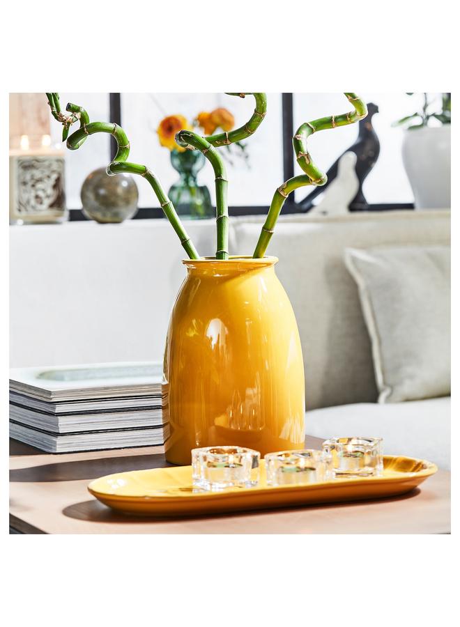 erorex Vase, bright yellow, 21 cm - Image 4