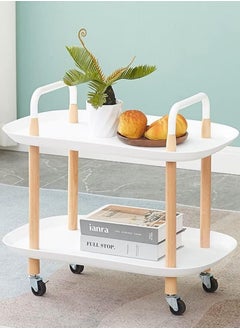 White-2 Tier Eectangle