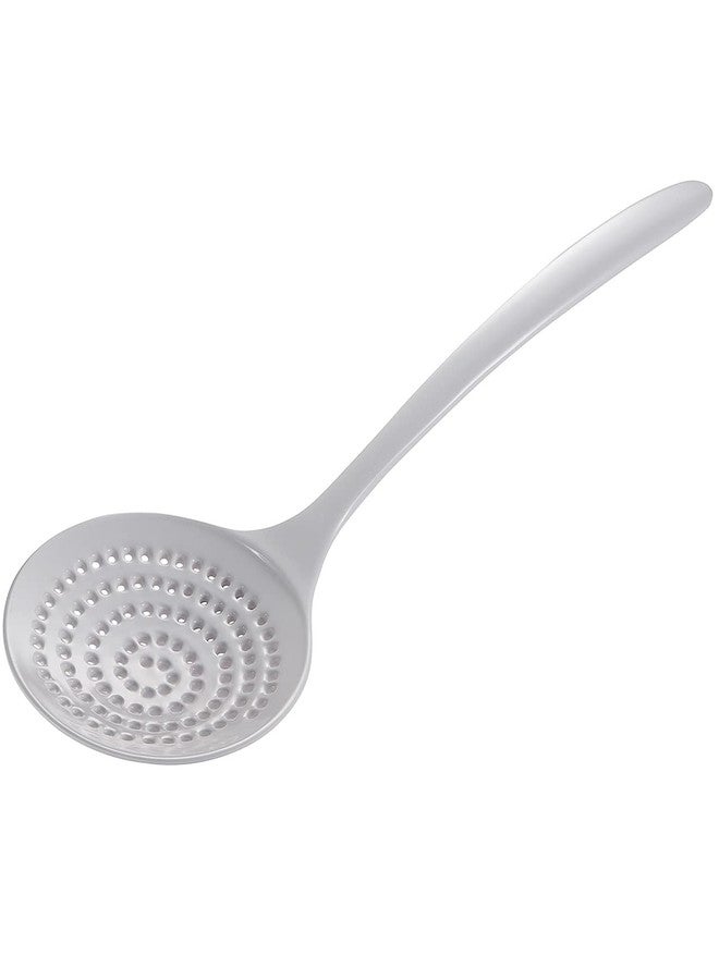Gourmac Melamine 12.5" Skimmer, White Set of 2