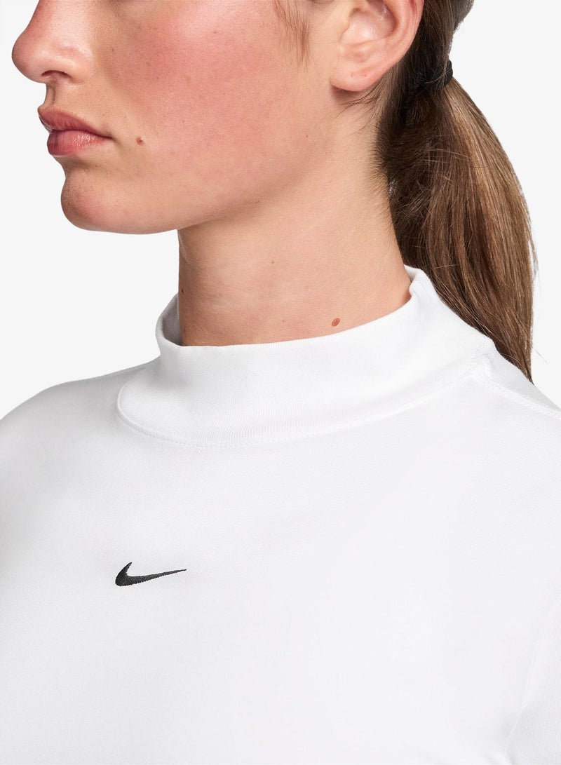 Nike Nsw Chill Knit Mock T-Shirt - Image 3