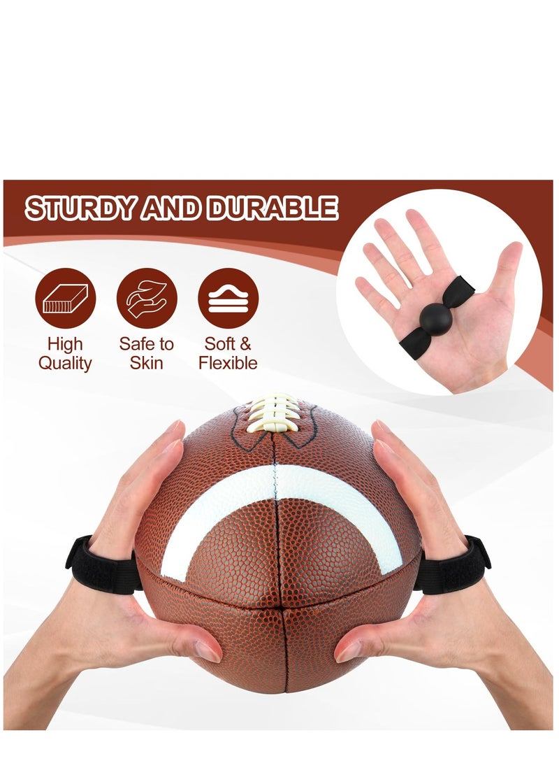 SYOSI 8PCS Football Catching Trainer Band, Catch Football Receiving Training Volleyball Strap Football Training Equipment for Football Training Aids, Black  - Image 2