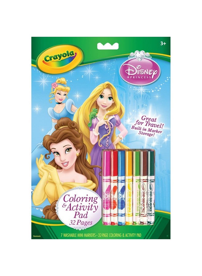 كرايولا لوحة تلوين وأنشطة كرايولا مع أقلام تلوين - أميرات ديزني