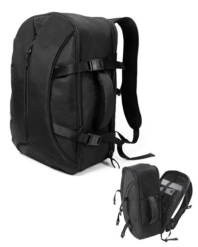 Moysoon TSA-Friendly Travel Backpack with Laptop Compartment, 30L Carry-On Backpack for Men & Women, 180° Lay-Flat Design, Waterproof & Durable 1000D Oxford, Fits 15.6" Laptop - Image 1