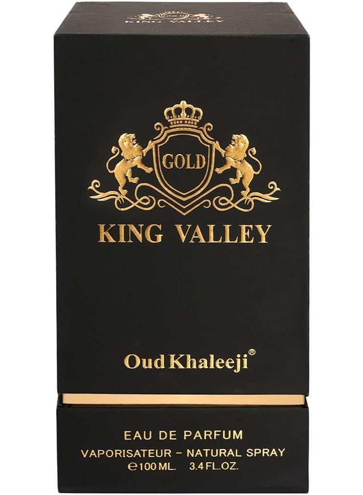 Oud Khaleeji King Valley Gold OUD KHALEEJI-Eau De Parfum1 00ml  - A Regal Symphony of Opulence, Elegance, and Luxurious Fragrance" - Image 3