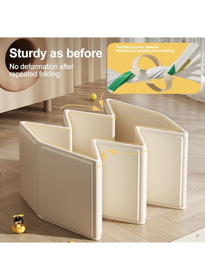 Baby Bathtub Portable Non Inflatable Space Saving Durable For 0 8 Years Old Infants And Toddlers (White) - Image 4