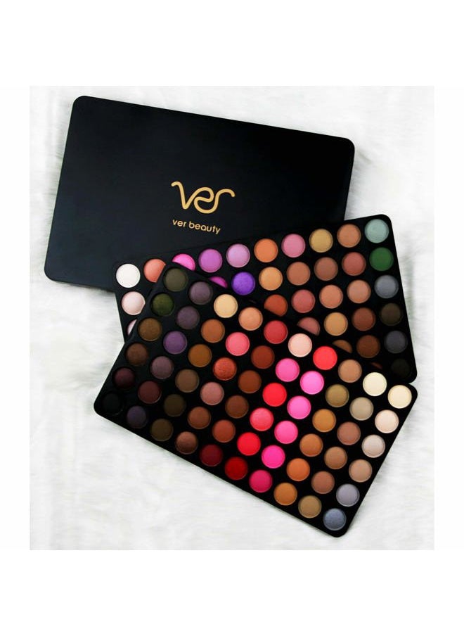 Ver Beauty Glamour Me 120 Colors Shimmer and Matte Professional Highly Pigmented Eyeshadow Palette Collection Makeup Cosmetics Kit Eye Set, Multicolor (VMP1211GLME)  - Image 1