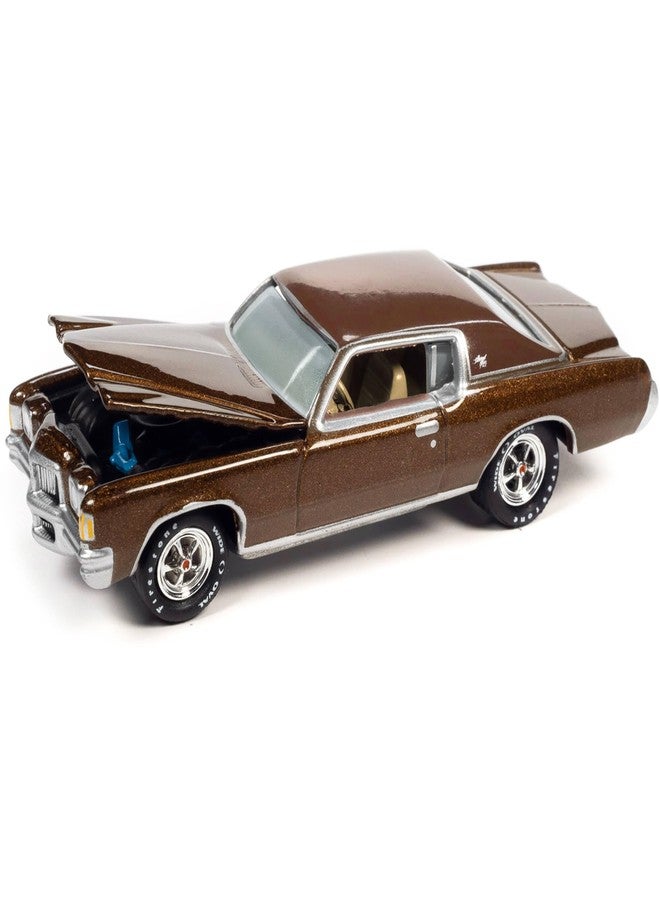 Johnny Lightning 1971 Pontiac Grand Prix Bronzini Gold Metallic Classic Gold Collection Series Limited Edition to 8476 Pieces Worldwide 1/64 Diecast Model Car - Image 2