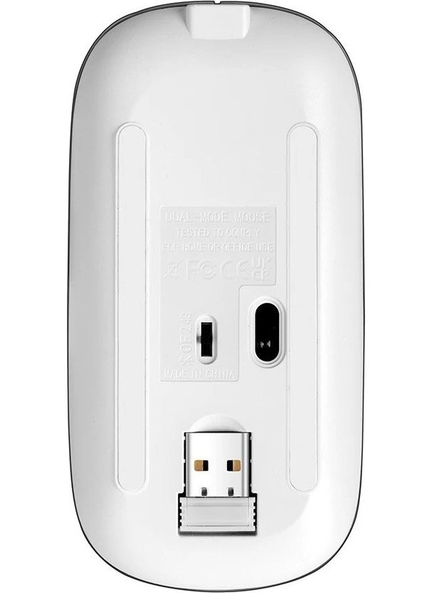 Sprange Srm1 RGB LED Rechargeable Dual Mode 2.4ghz Wireless + 5.1V Bluetooth Mouse  - Image 4