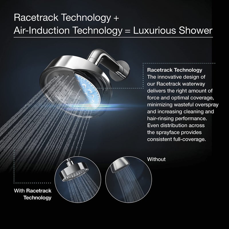 Kohler 22169-BN FortÃ©Â® Three-function showerhead, 2.5 gpm, Vibrant Brushed Nickel - Image 5