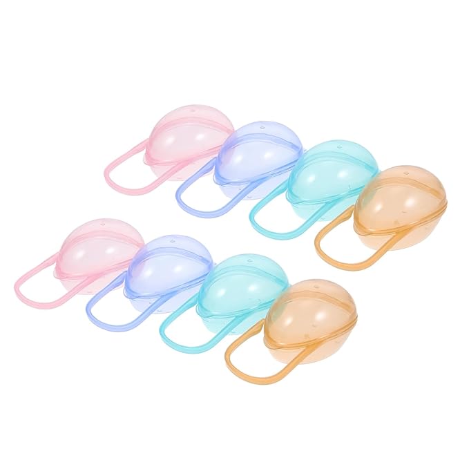 Portable Pacifier Holder Case 8pcs Lightweight Organizer For Diaper Bag Travel