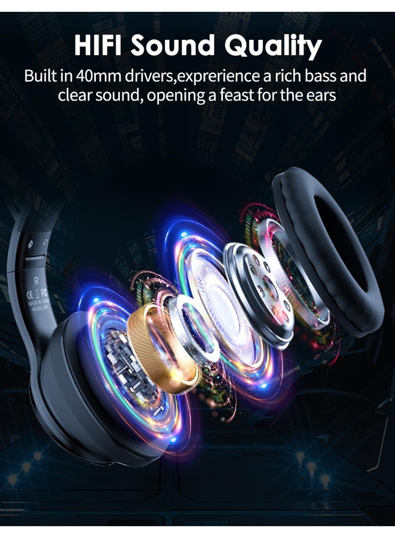 Onikuma B90 RGB Cat Ear Bluetooth 5.0 Wireless Gaming Headset - Image 3