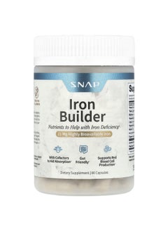SNAP SUPPLEMENTS Snap Supplements, Iron Builder, 60 Capsules  - Image 1