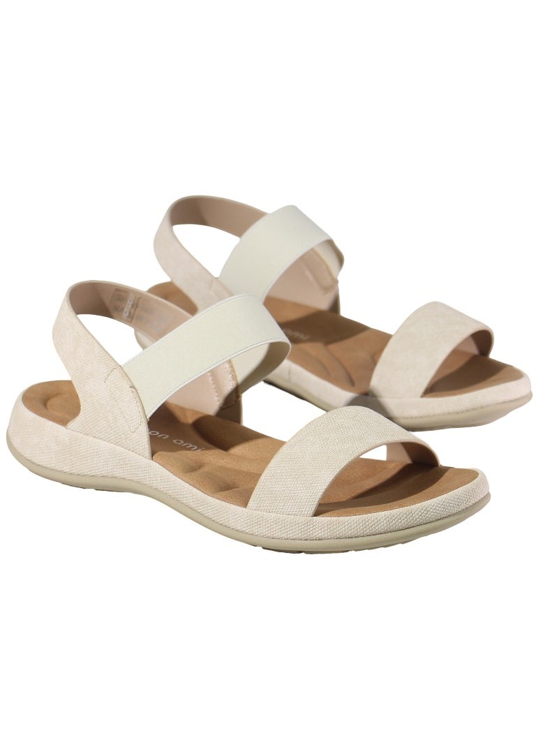 Mon Ami Mon Ami Women's Flat Sandals | Comfortable Open-Toe Summer Shoes for Women and Girls | Lightweight with Soft Cushioned Footbed – Perfect for Beach, Travel & Daily Wear  - Image 1