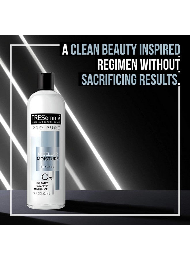 TRESemmé TRESemme Pro Pure Micellar Moisture Shampoo, Paraben and Dye Free, Daily Moisture for Dry, Dull Hair, Unisex, 16 fl oz - Image 4