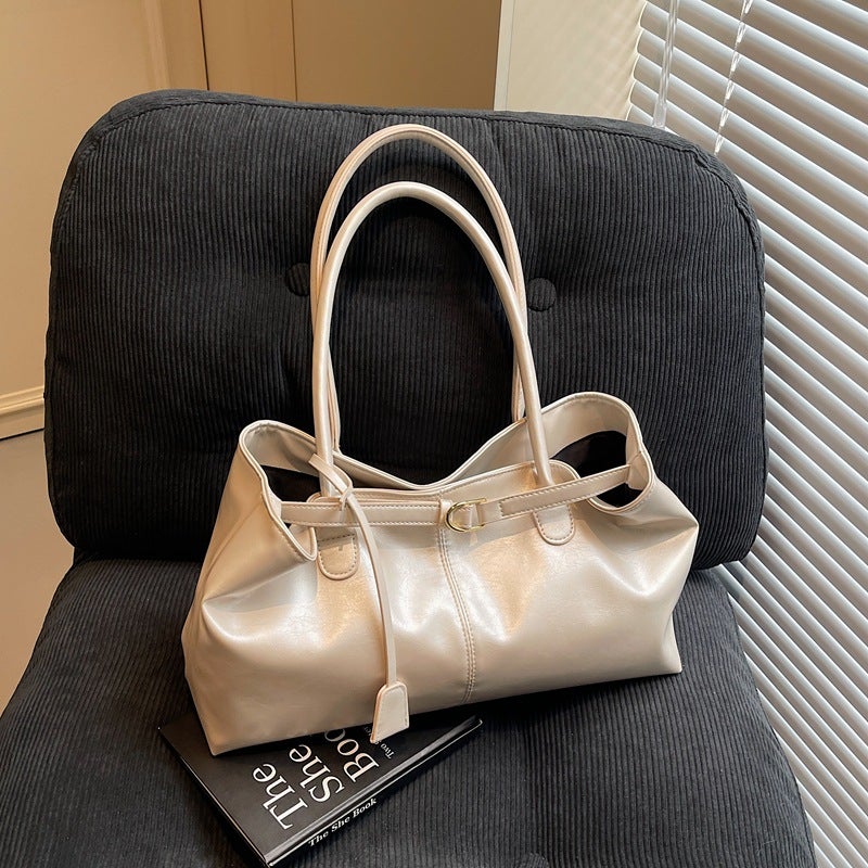 Spring Casual Commuting Large Capacity Underarm Bag Women'S High-End Retro All-Match Shoulder Tote Bag Trendy - Image 2