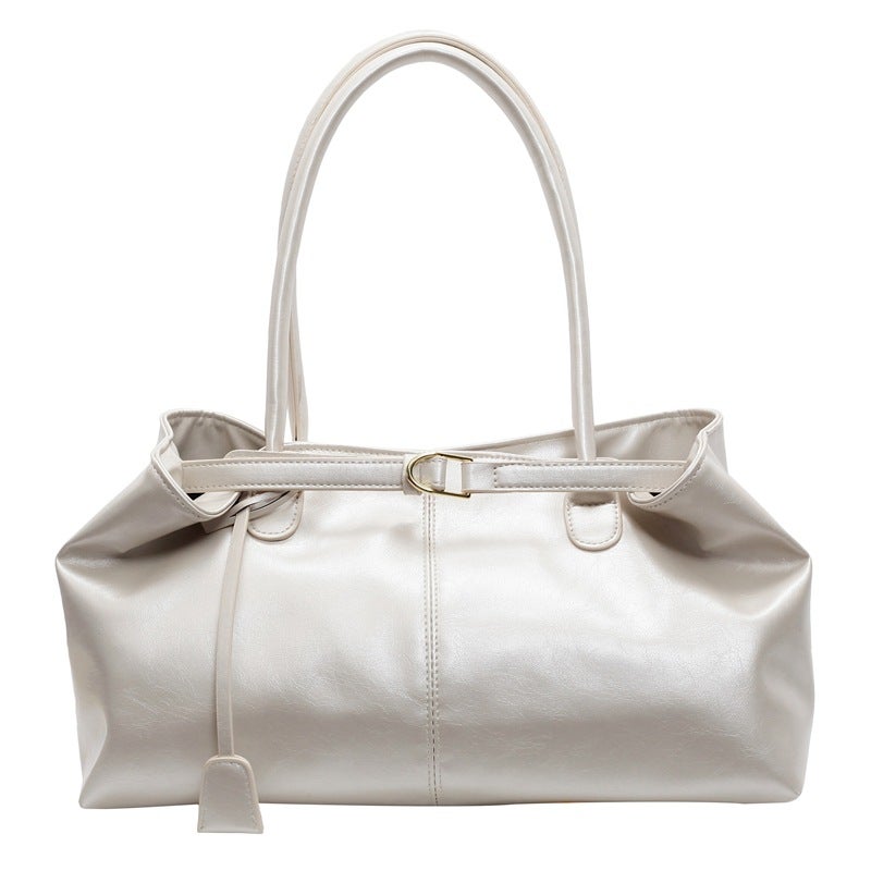Spring Casual Commuting Large Capacity Underarm Bag Women'S High-End Retro All-Match Shoulder Tote Bag Trendy - Image 1