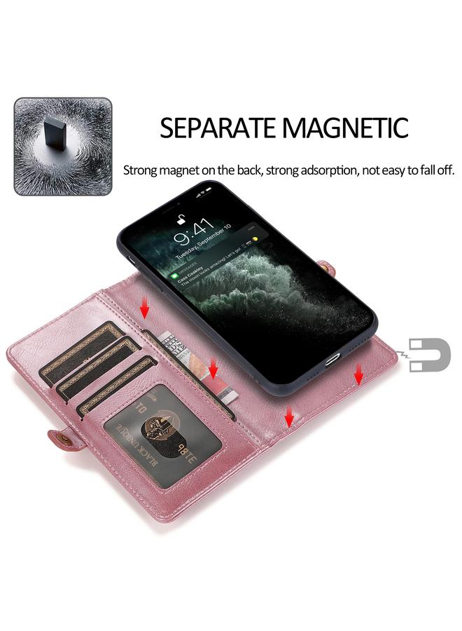 Zaboon Case For iPhone 13 mini Strong Magnetic Detachable Horizontal Flip Leather Case with Card Slots & Wallet For iPhone 13 Mini - Image 4