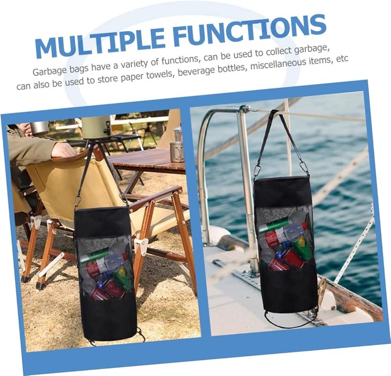 Portable Hanging Trash Can Pouch for Camping Fishing Boating Outdoor Activities - Image 4