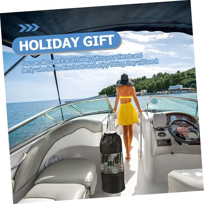 Portable Hanging Trash Can Pouch for Camping Fishing Boating Outdoor Activities - Image 3