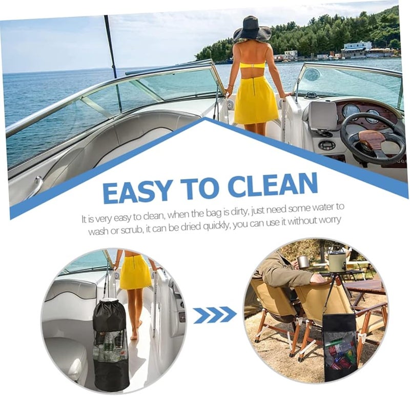 Portable Hanging Trash Can Pouch for Camping Fishing Boating Outdoor Activities - Image 5