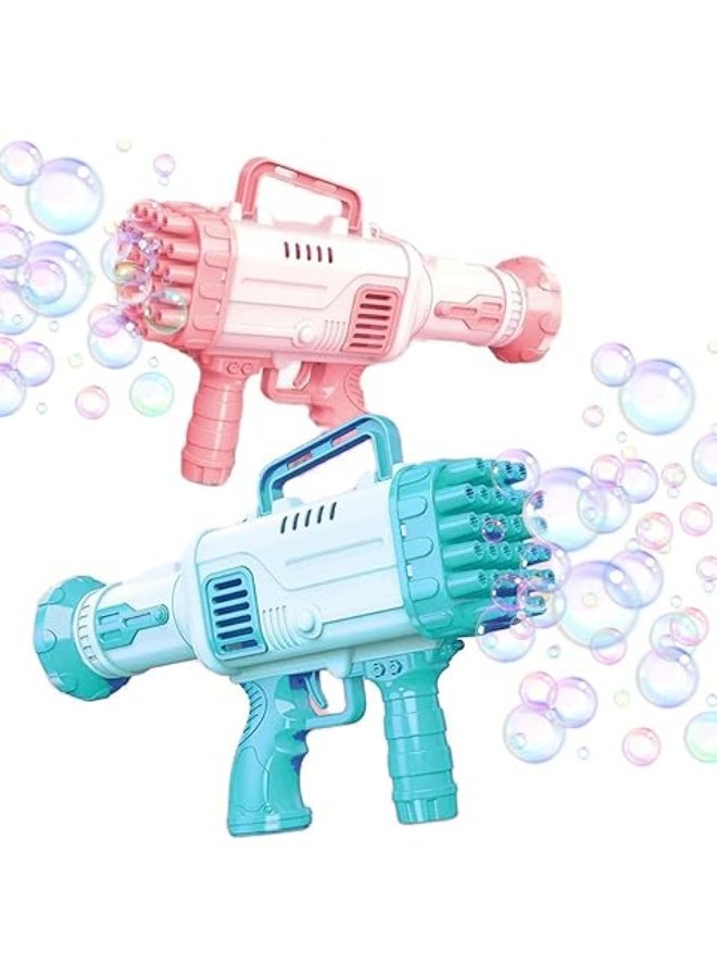 Generic Bubble Machine, 32Holes Fan Bn with Colorful Lights, assorted colorsubble Gu