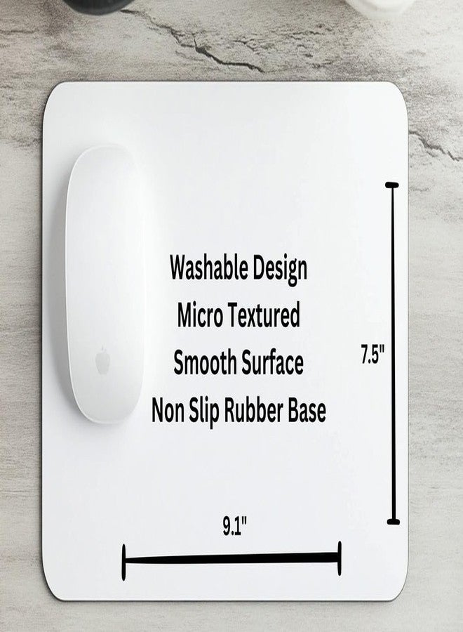 Custom Mouse Pad for Home Office Desk Size 9" x 7.5" Rubber Base Anti Skid (RDR2) - Image 2