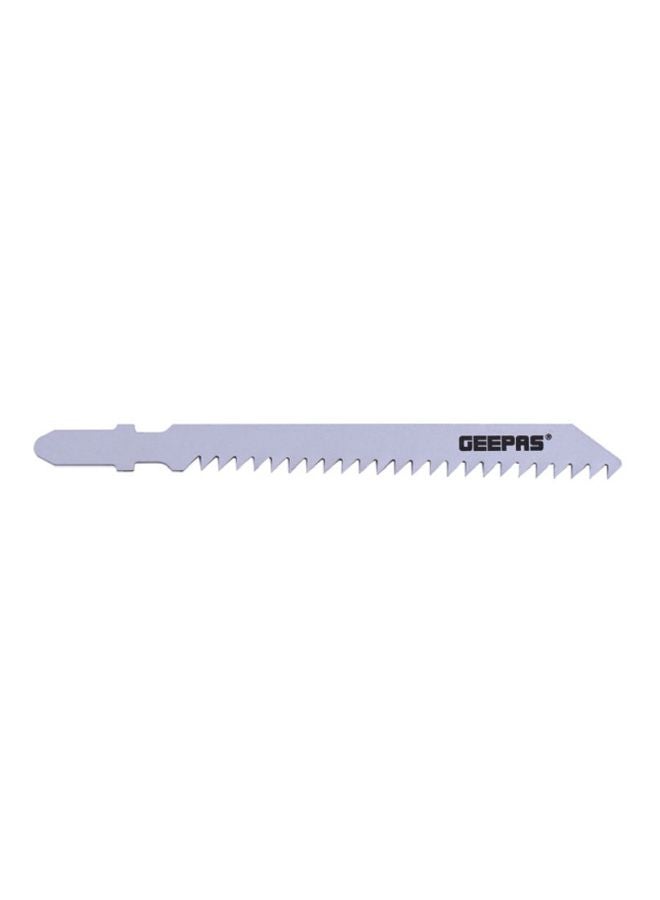 GEEPAS Pack Of 5 Jigsaw Blade Silver/Black - Image 1