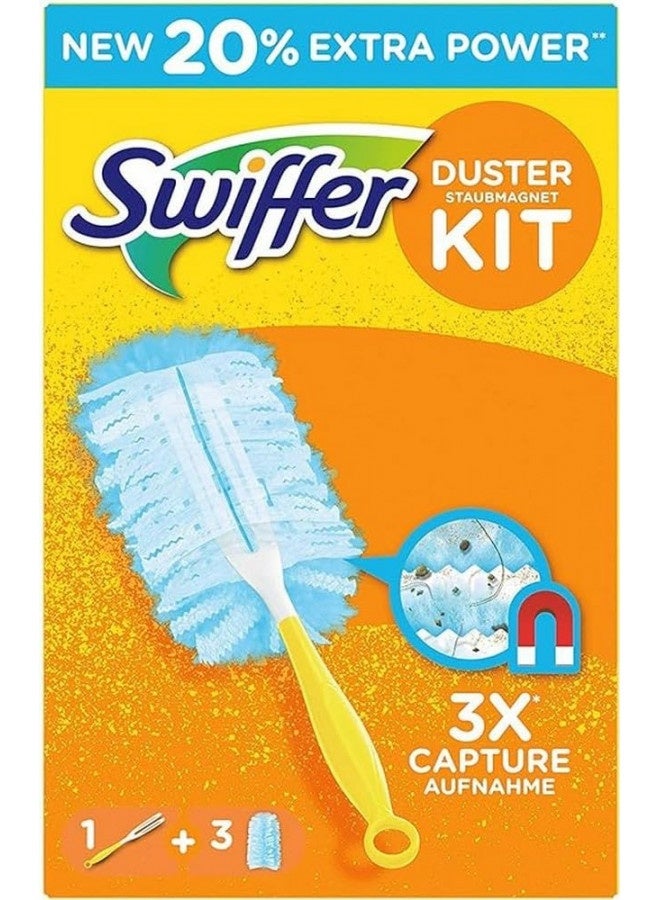 Swiffer Swiffer Microfibre Dust Cleaner Set, 1 Handle And 3 Replacement Pads (Pack Of 1X1 Piece)  - Image 4