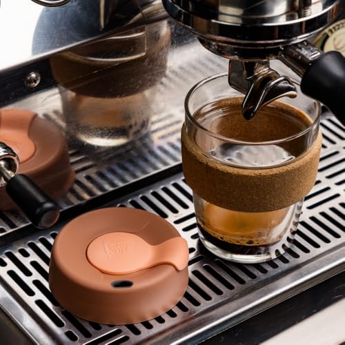 KeepCup Brew Cork, Reusable Glass Tumbler with Natural Cork, Tall Coffee Cup 12oz/340ml - Frappe - Image 4