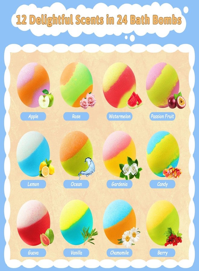 JuraFizz Bath Bombs for Kids with Surprise Inside, 24 Pack Kids BathBombs with Puppy & Cat Toys, Child-Safe Natural Bath Bombs with Toys Inside for Girls and Boys, Birthday Party Favors - Image 5