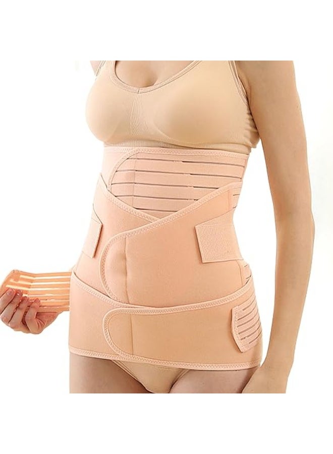 3-in-1 Postpartum Belly Band Wrap – Waist & Abdominal Binder for Post-Natal Recovery – Posture Correction & Core Support Belt - Image 1