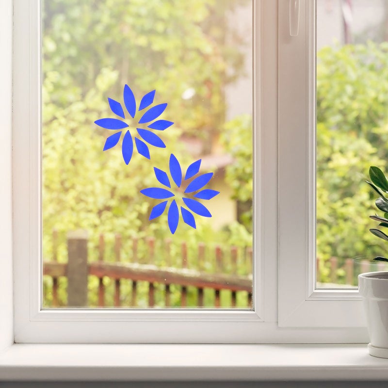 35pcs Iridescent Glass Petal Tiles Flower Leaves Diy Pieces - Image 2
