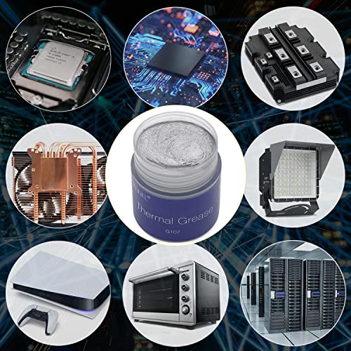 GENNEL G107 20g Silver Thermal Paste, High Performance Heatsink Paste, Thermal Conductive Grease Compound for CPU GPU Cooler LED IC PS4 Xbox Chipset - Image 3