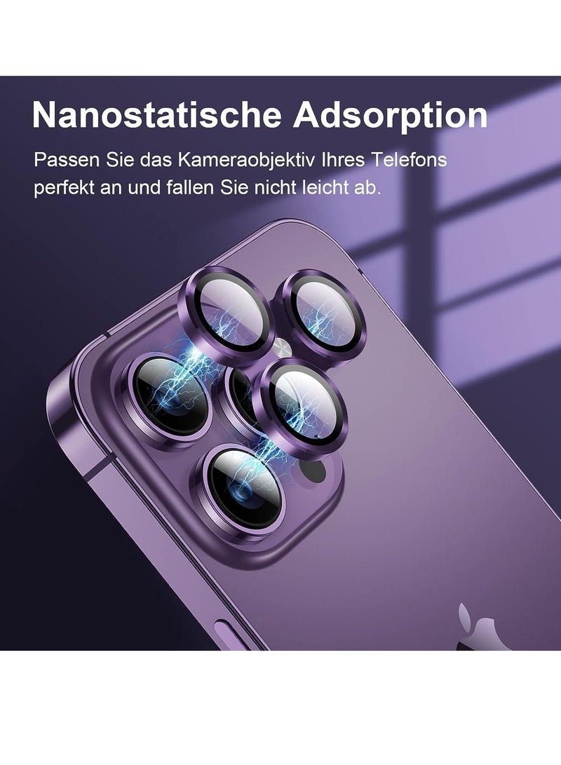 ELTRAZONE iPhone 14 Pro Max Camera Lens Protector 9H Tempered Glass Camera Cover Screen Protector - Image 2