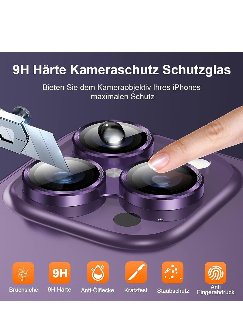 ELTRAZONE iPhone 14 Pro Max Camera Lens Protector 9H Tempered Glass Camera Cover Screen Protector - Image 4