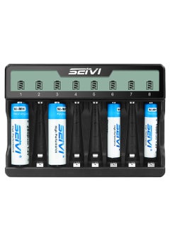 SEI SW-8NP USB 8 Slot Multifunctional Smart Battery Charger for AA/AAA D/C Type 5/7 Rechargeable Batteries  - Image 2