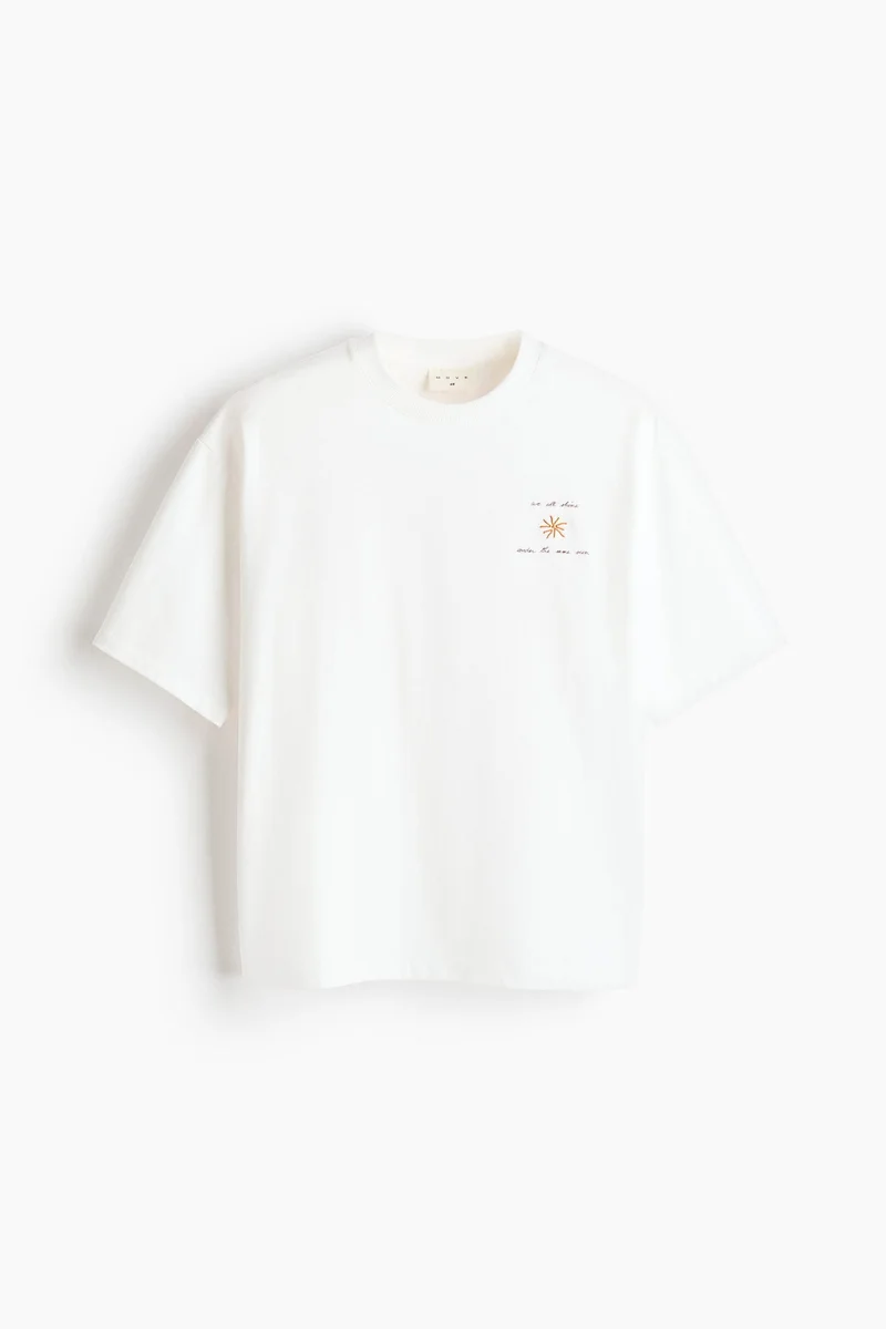 H&M Loose Fit Printed sports T-shirt