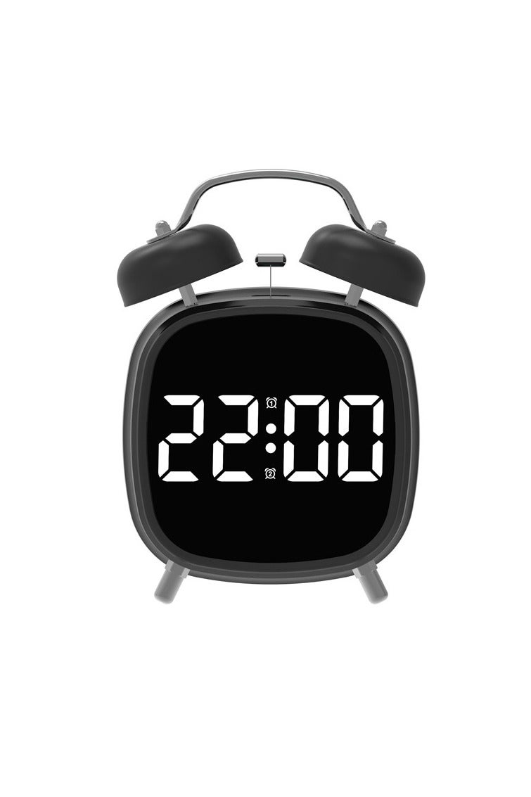 AHAKAC Twin Bell Alarm Clock, Loud Alarm Clock with Backlight, Silent Clock for Bedroom Home or Office, Great for Heavy Sleepers - Image 2