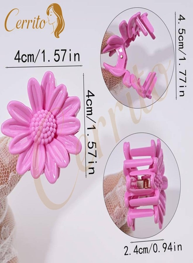 Cerrito 6 Pcs Small Mix Hair Claw Clips for Women & Girls - Durable Nonslip Mini Hair Accessories perfect for styling Thick & Thin Hair, Everyday, Party & Office Styling, Multicolor - Image 4