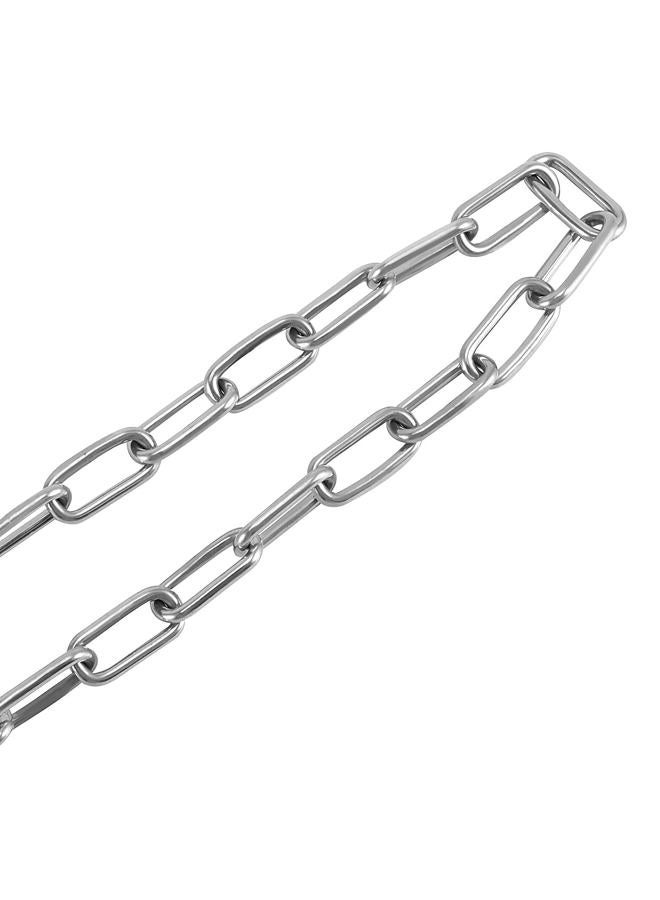 FUNSUEI 2mm x 65.6 Feet 304 Stainless Steel Chain, Heavy Duty Metal Chain, Decorative Chains for Clothes Hanging, Guardrail, Lifting Chain, Pet Chain, Anti-Theft Chain, Silver - Image 3