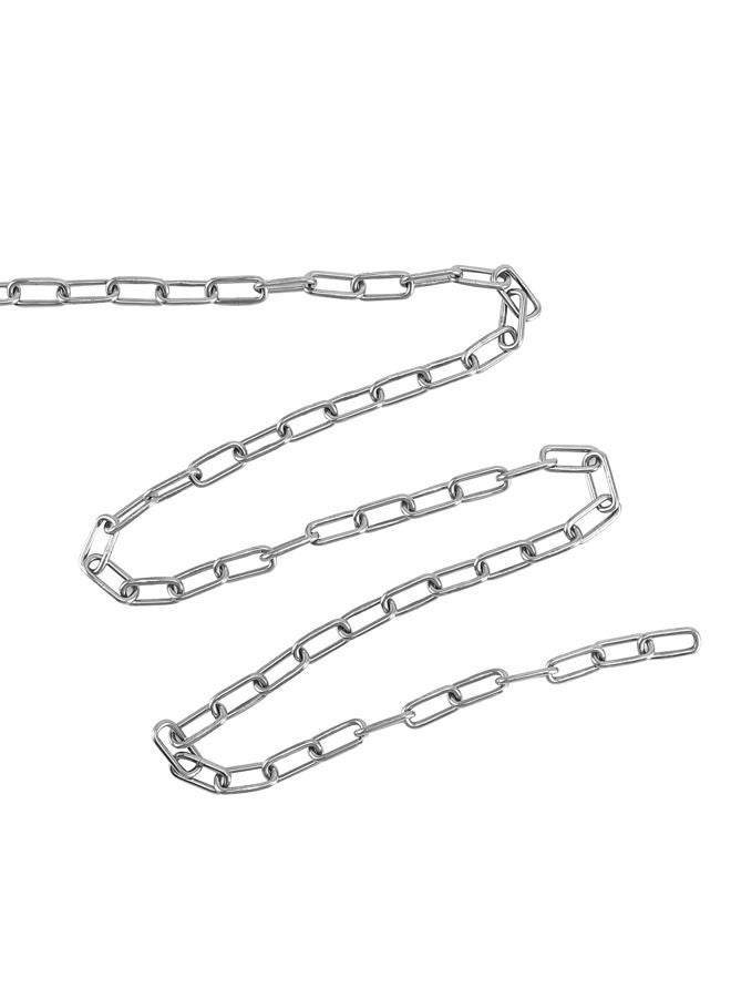 FUNSUEI 2mm x 65.6 Feet 304 Stainless Steel Chain, Heavy Duty Metal Chain, Decorative Chains for Clothes Hanging, Guardrail, Lifting Chain, Pet Chain, Anti-Theft Chain, Silver - Image 5