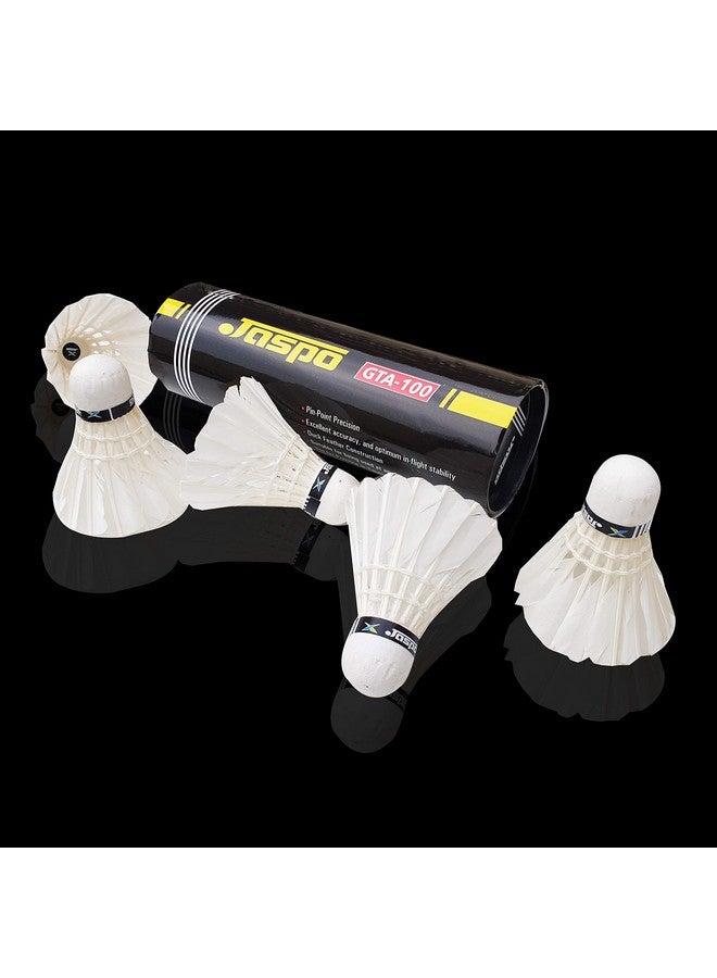 Jaspo Gta100 Feather Shuttlecocks (Pack Of 5) Shuttle Pack - Image 5