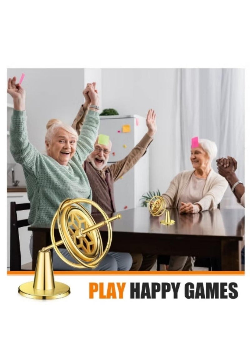 Metal Anti-Gravity Gyroscope Toys Golden Spinning Top Gyroscope Educational Decompression Novelty Toys Desktop Ornament for Kids Children Adults - Image 4