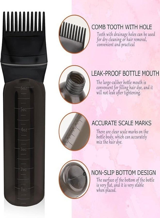INSIME Hair oil applicator bottle with comb root hair oil applicator for scalp | Hair oil dispenser bottle hair oil bottle empty hair root applicator bottle for hair oiling & hair dye application tool - Image 5