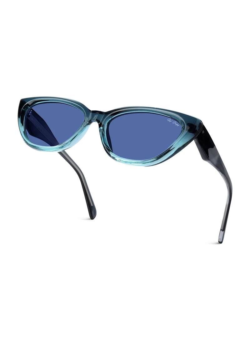 Woggles  Red Pappy Thryse Blue Cateye Sunglasses  | Best Price UAE